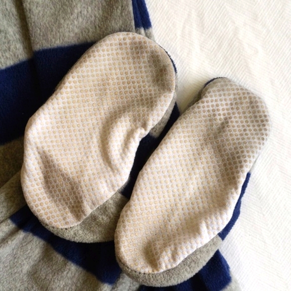 george striped fleece zipper footie sleeper pajamas 3T toddler boys - Picture 4 of 7